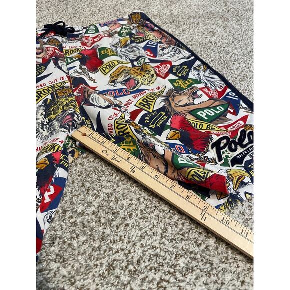 Polo Ralph Lauren Shorts Men's XLT Mascot Pennant Collegiate University Rare - Picture 10 of 13